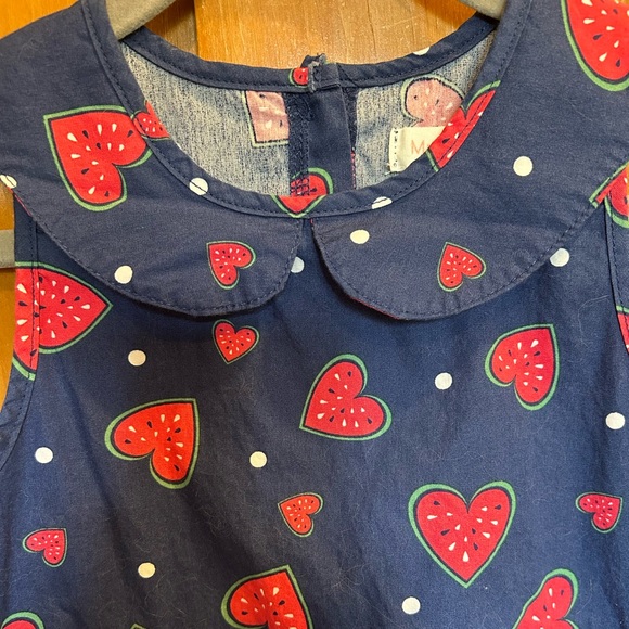 MuMu CoCo Watermelon Dress With Matching Sun Hat - Picture 4 of 12